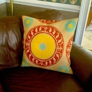 New Dotties Originals: “The Medallion Sun”. 19” x 19”,  Beige